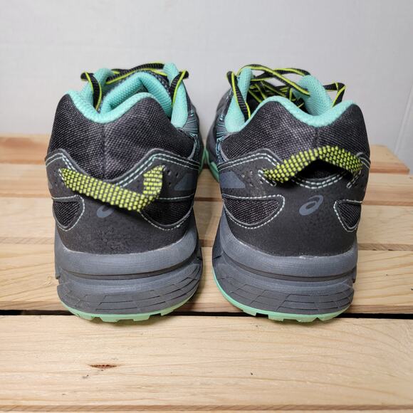 Asics Dark Grey Teal Trim Gel-Venture 6 Athletic Shoes - Size 10.5 - Picture 5 of 7